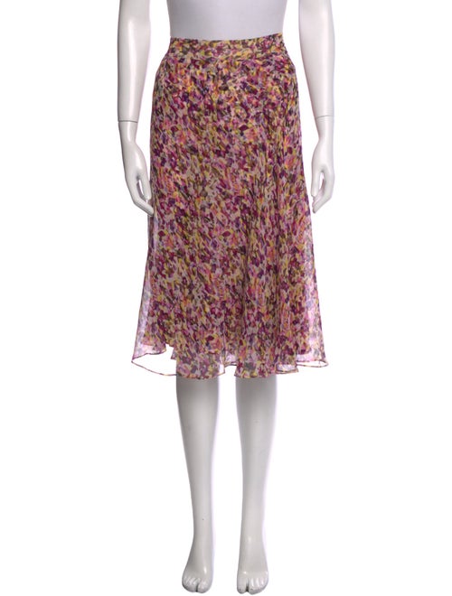 Diane von Furstenberg Printed Midi Length Skirt