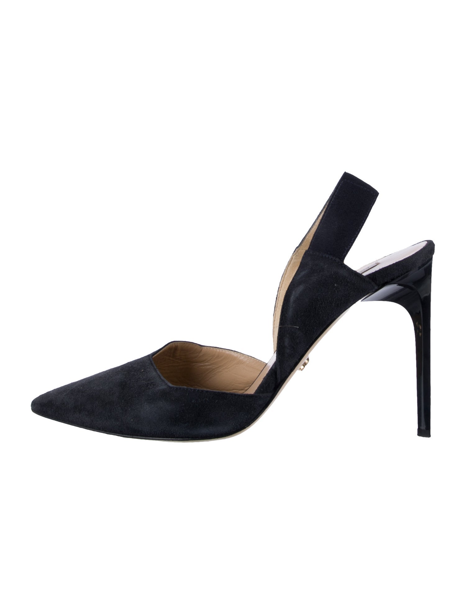 Diane von Furstenberg Suede Slingback Pumps