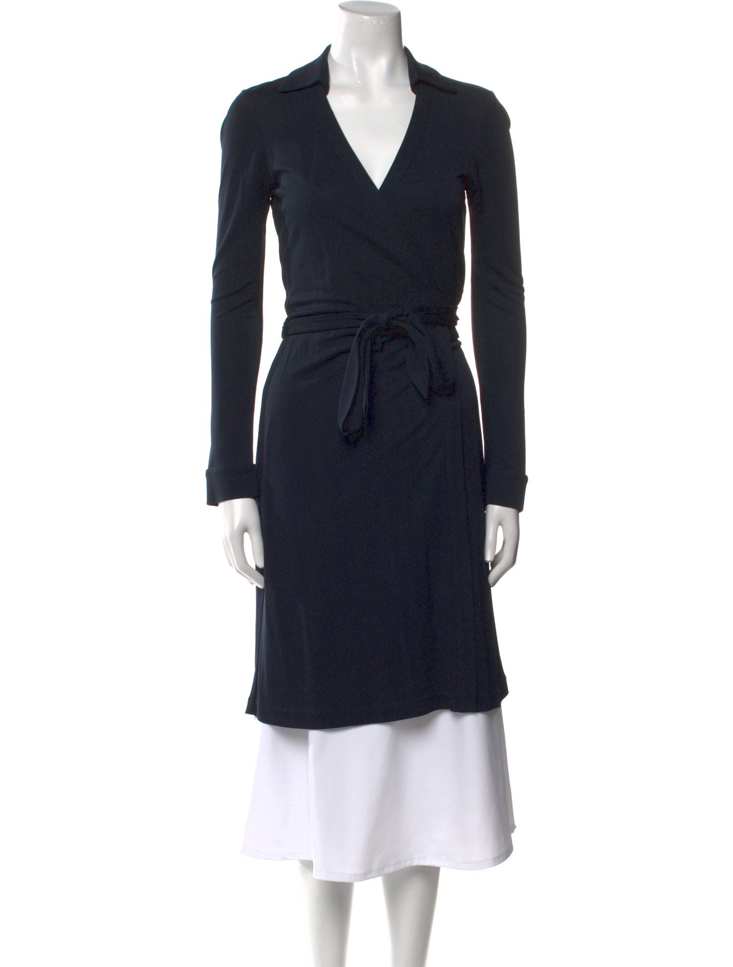 Diane von Furstenberg V-Neck Long Sleeve Tunic