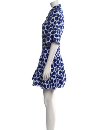Diane von Furstenberg Floral Print Mini Dress