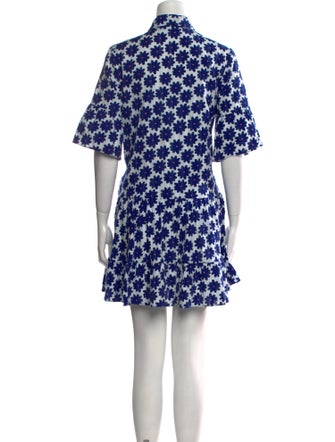 Diane von Furstenberg Floral Print Mini Dress