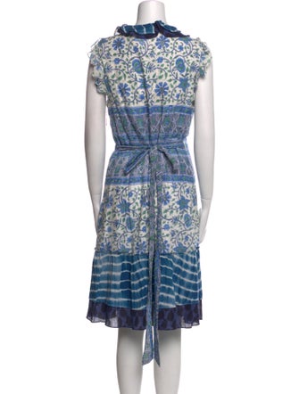 Diane von Furstenberg Printed Knee-Length Dress