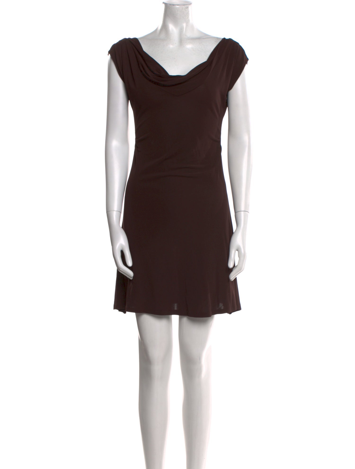 Diane von Furstenberg Cowl Neck Mini Dress