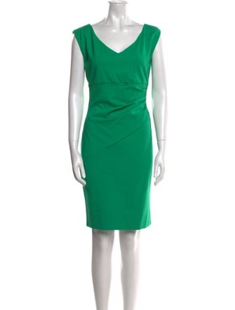 Diane von Furstenberg V-Neck Knee-Length Dress