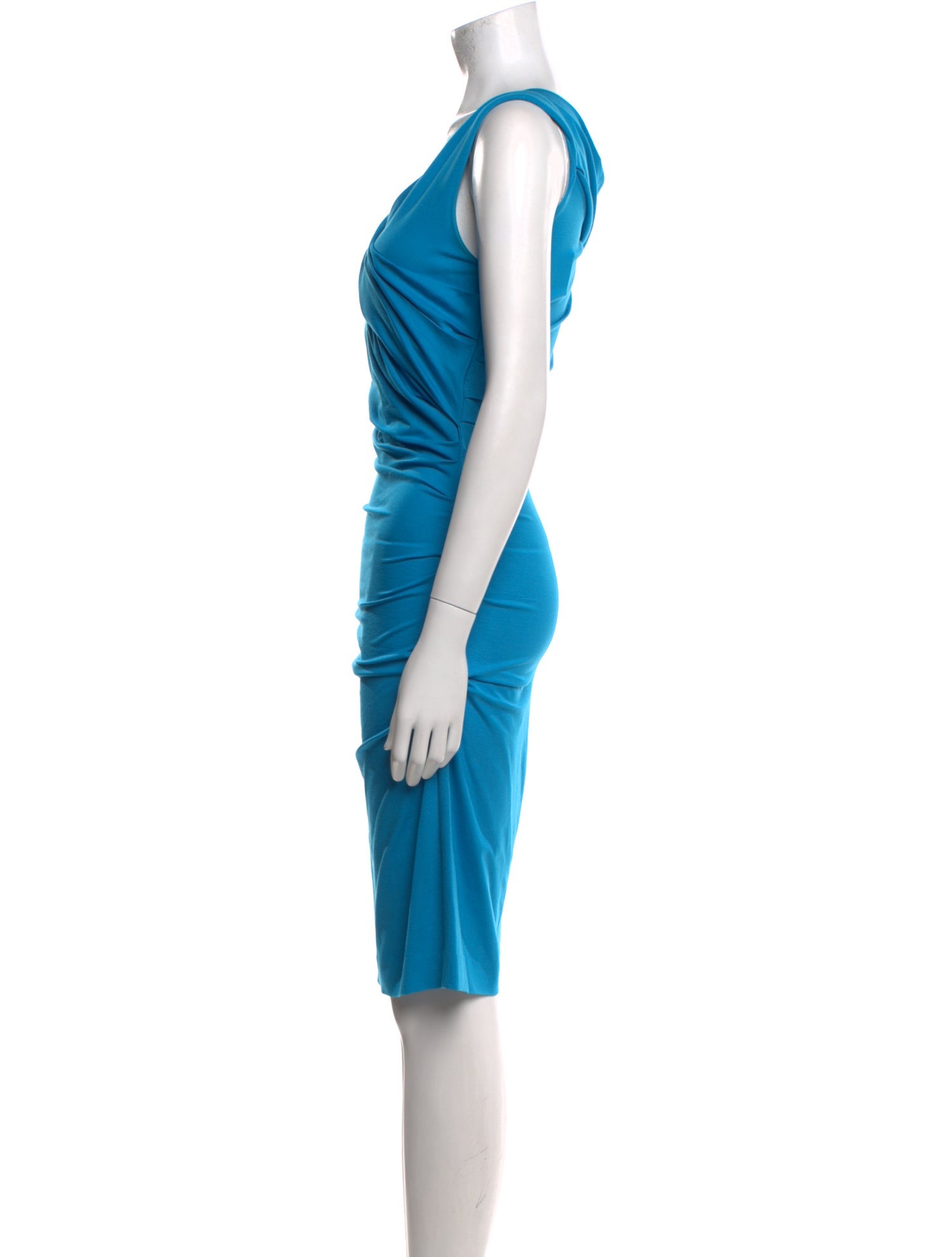 Diane von Furstenberg V-Neck Knee-Length Dress