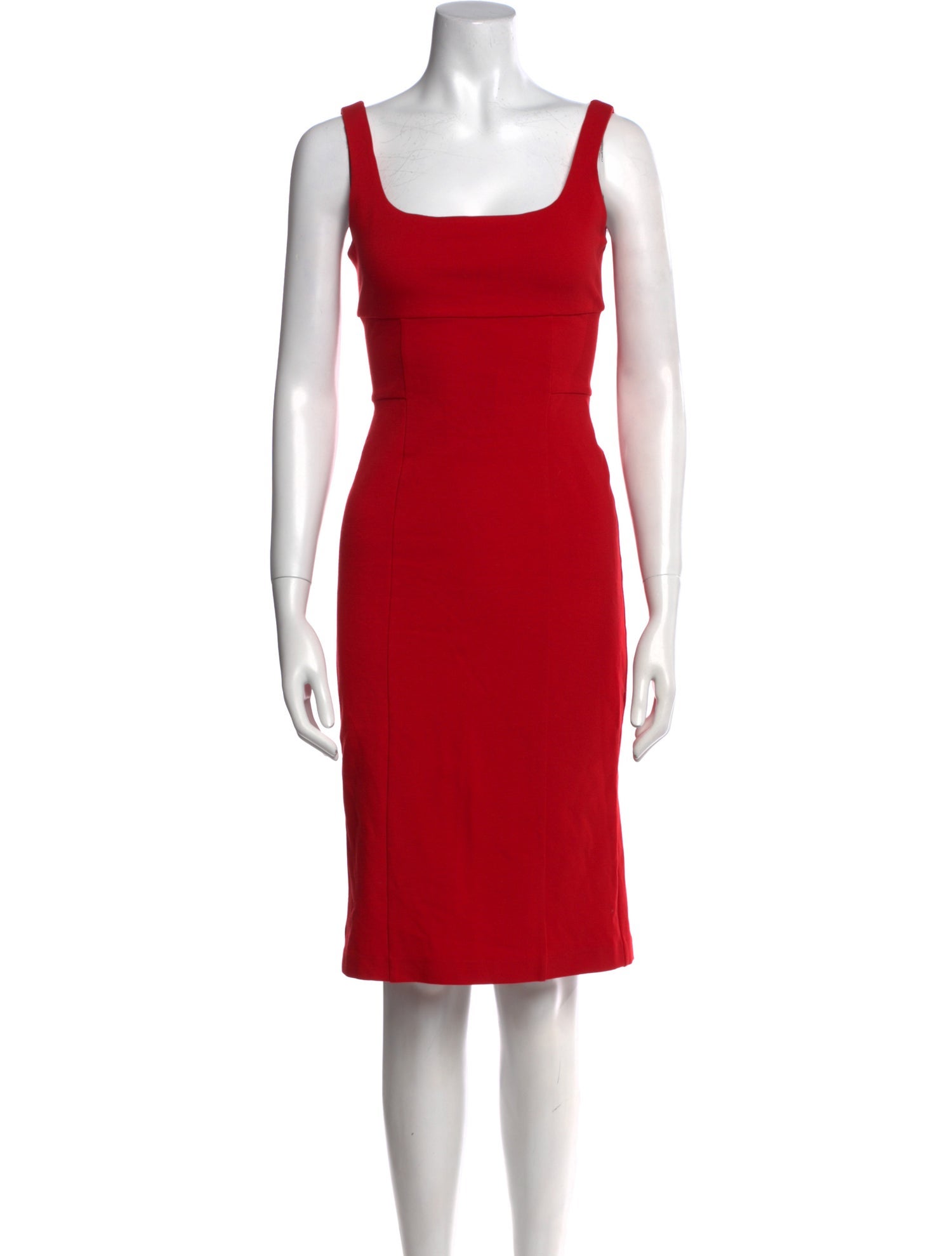 Diane von Furstenberg Square Neckline Knee-Length Dress