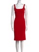 Diane von Furstenberg Square Neckline Knee-Length Dress
