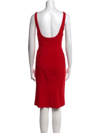 Diane von Furstenberg Square Neckline Knee-Length Dress