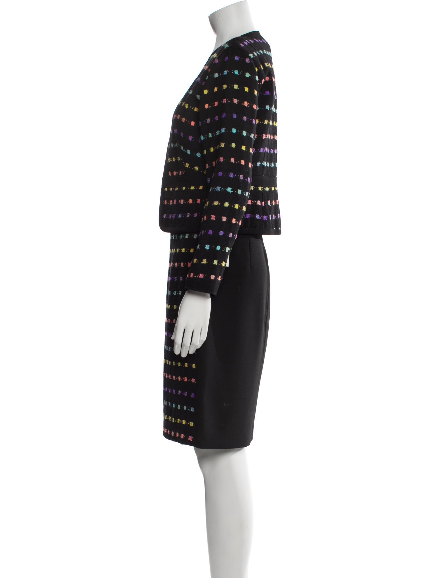 Diane von Furstenberg Merino Wool Printed Dress Set