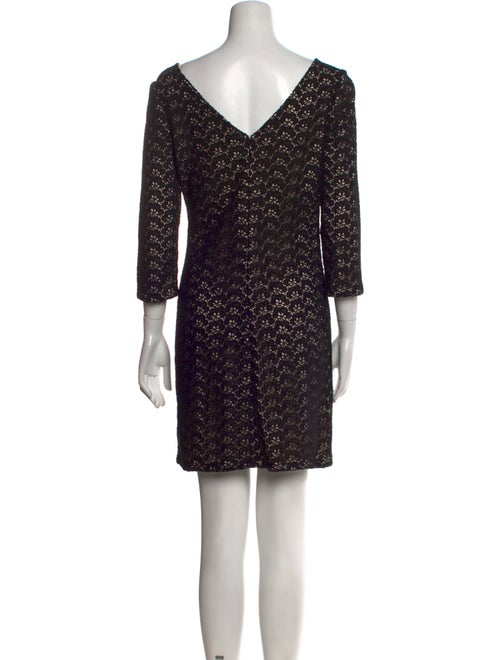 Diane von Furstenberg Bateau Neckline Mini Dress