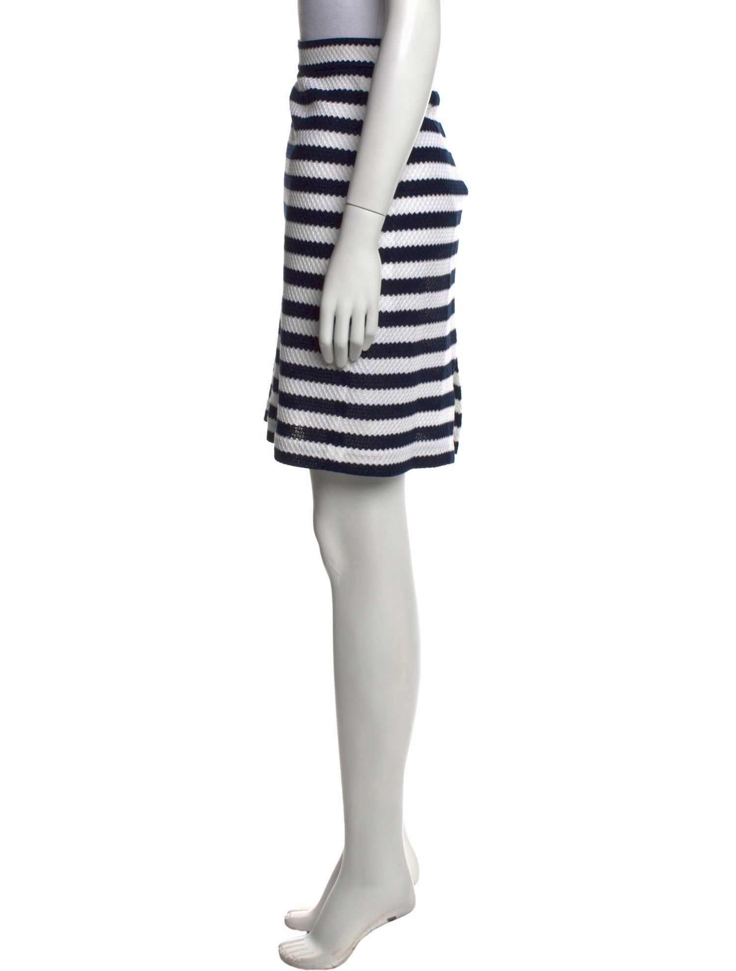 Diane von Furstenberg Striped Knee-Length Skirt