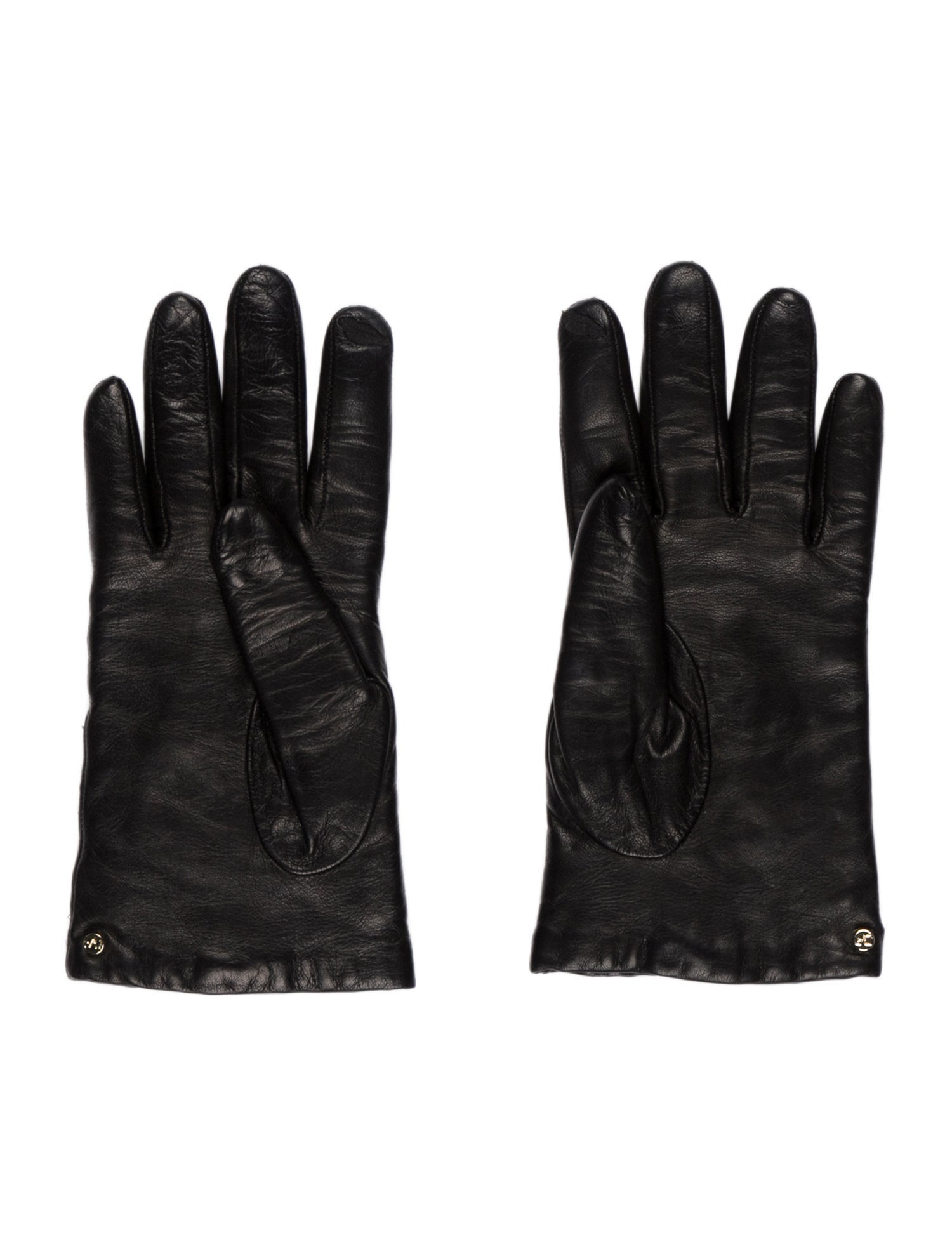 Diane von Furstenberg Studded Leather Gloves
