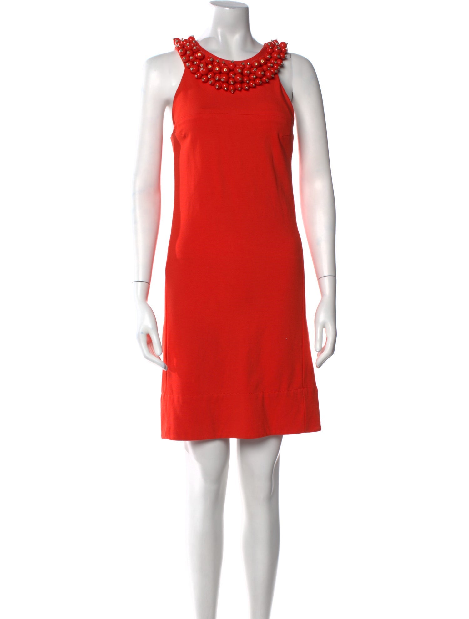 Diane von Furstenberg Scoop Neck Mini Dress