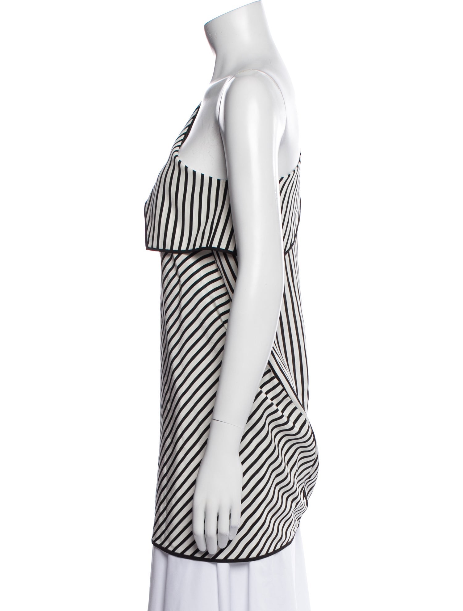 Diane von Furstenberg Silk Striped Tunic