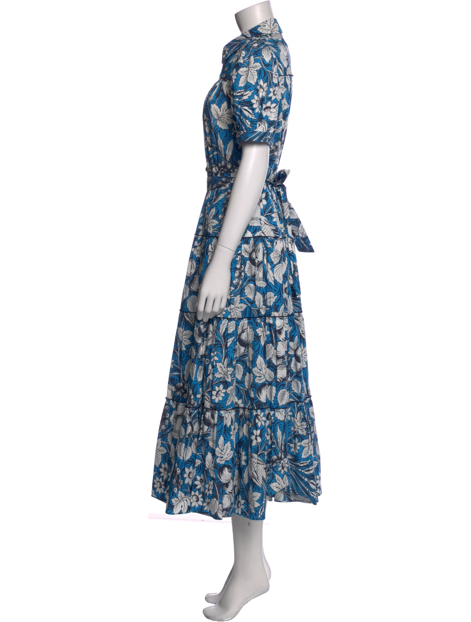 Diane von Furstenberg Floral Print Long Dress