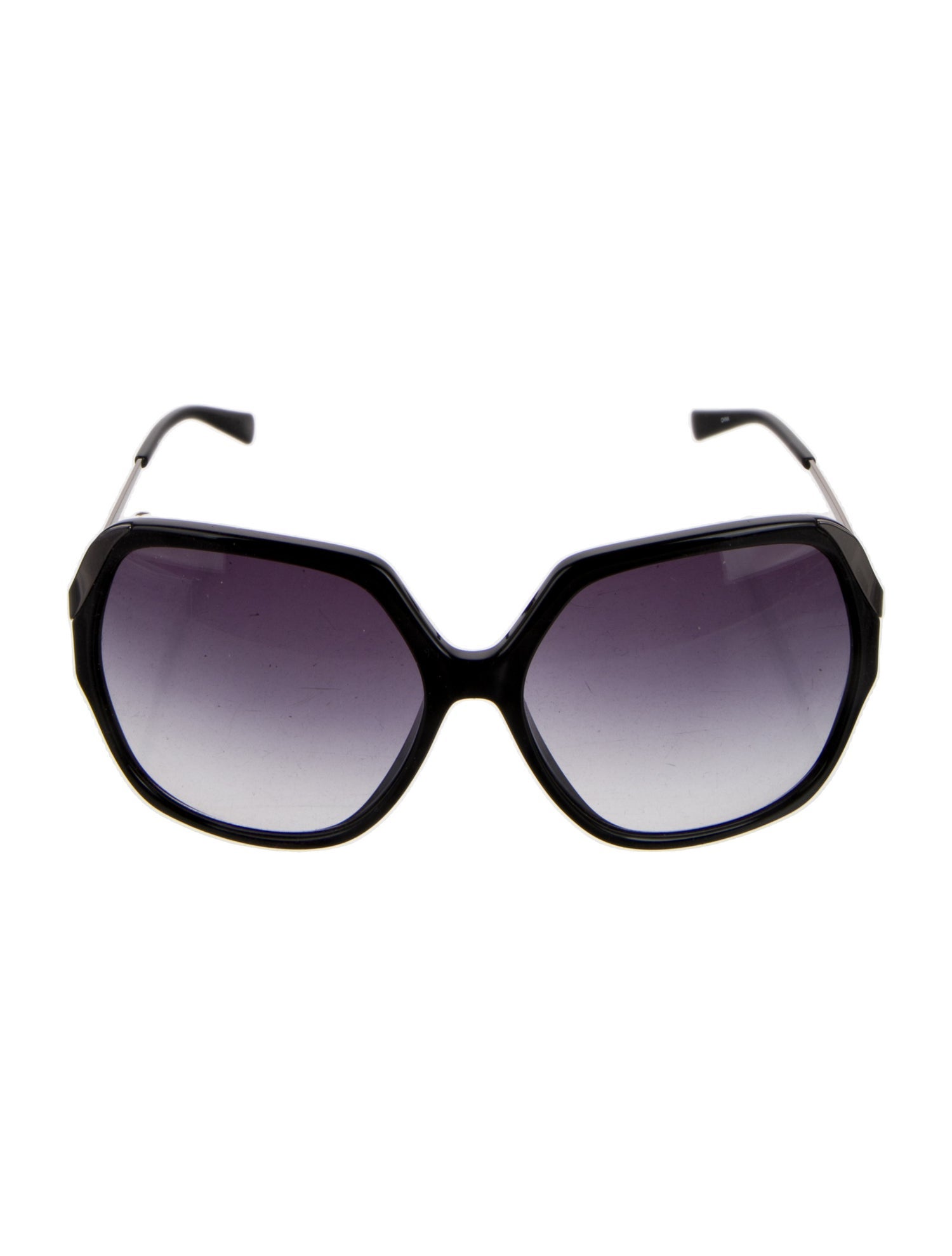Diane von Furstenberg Oversize Gradient Sunglasses
