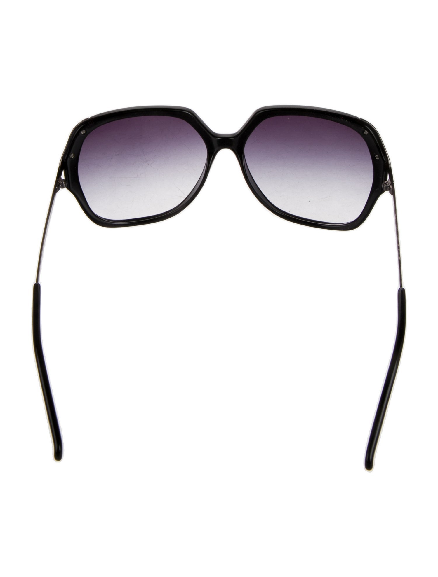 Diane von Furstenberg Oversize Gradient Sunglasses