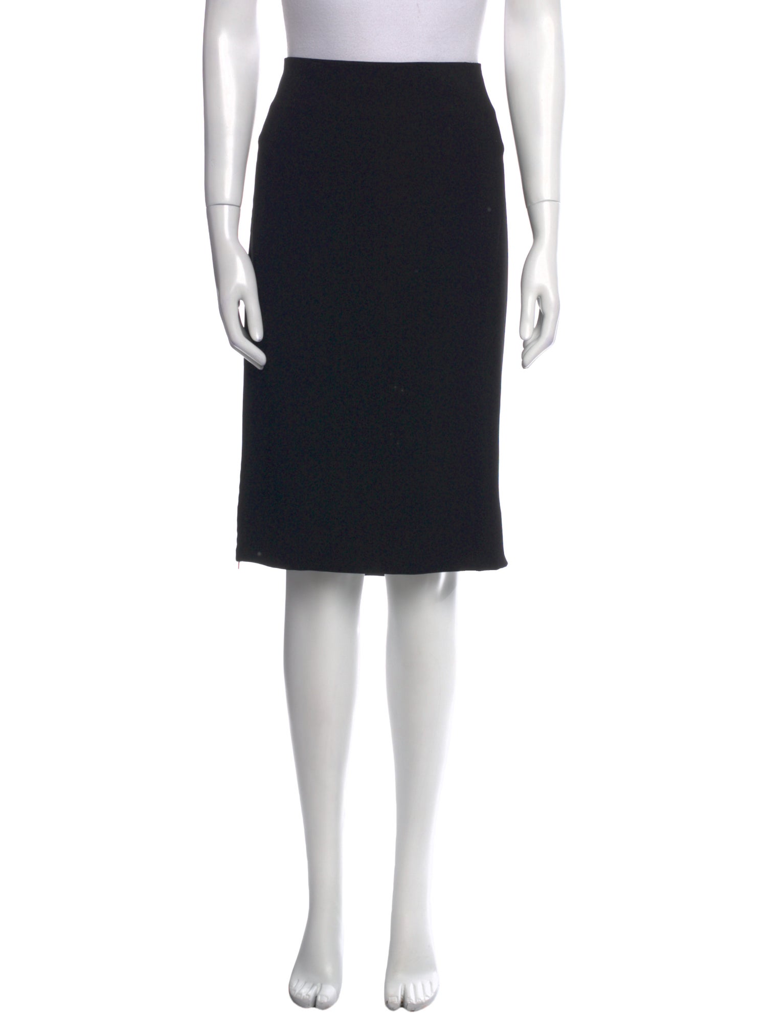 Diane von Furstenberg Pleated Accents Knee-Length Skirt