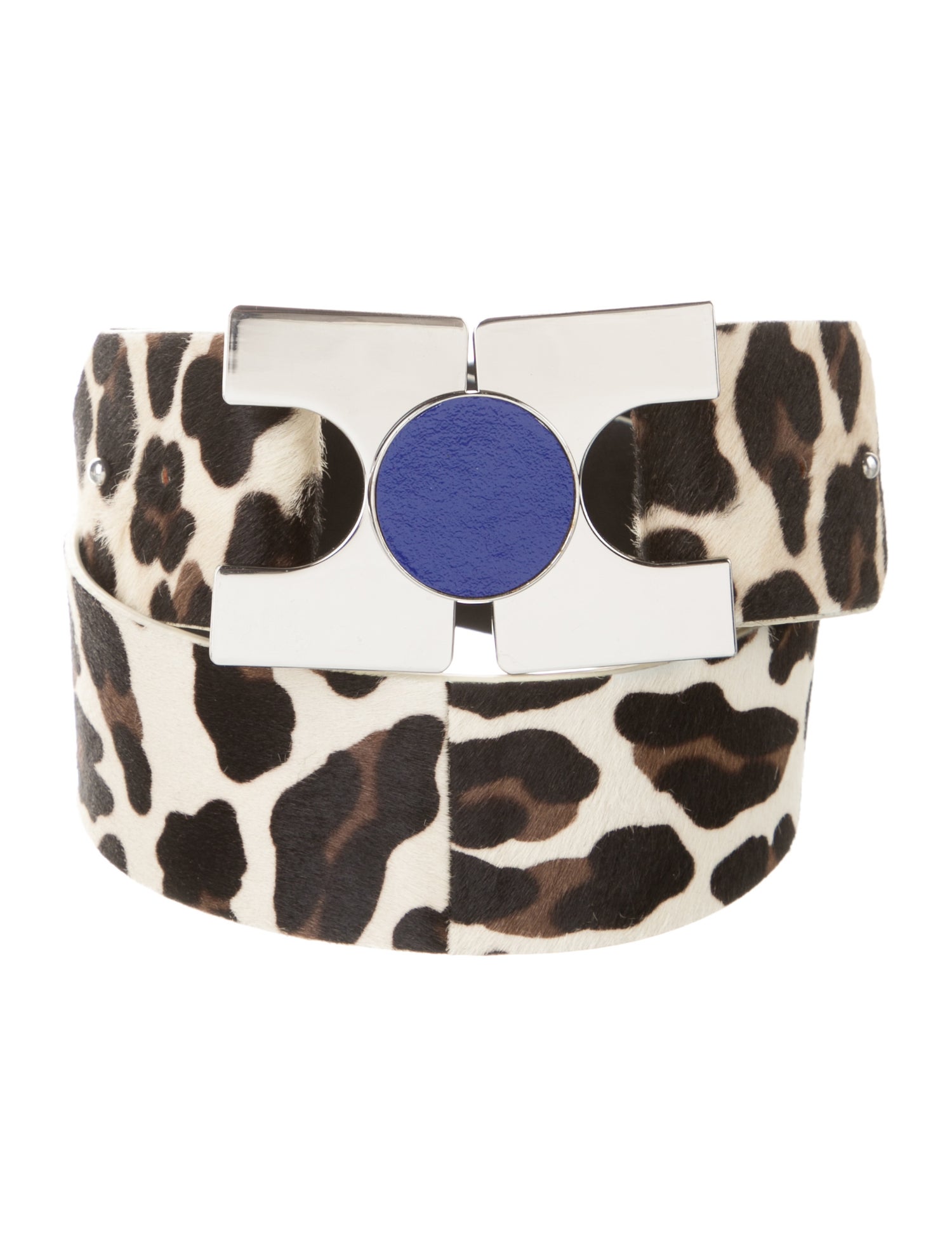 Diane von Furstenberg Wide Ponyhair Belt