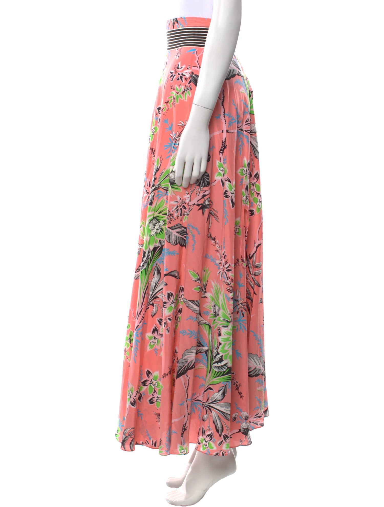Diane von Furstenberg Silk Long Skirt