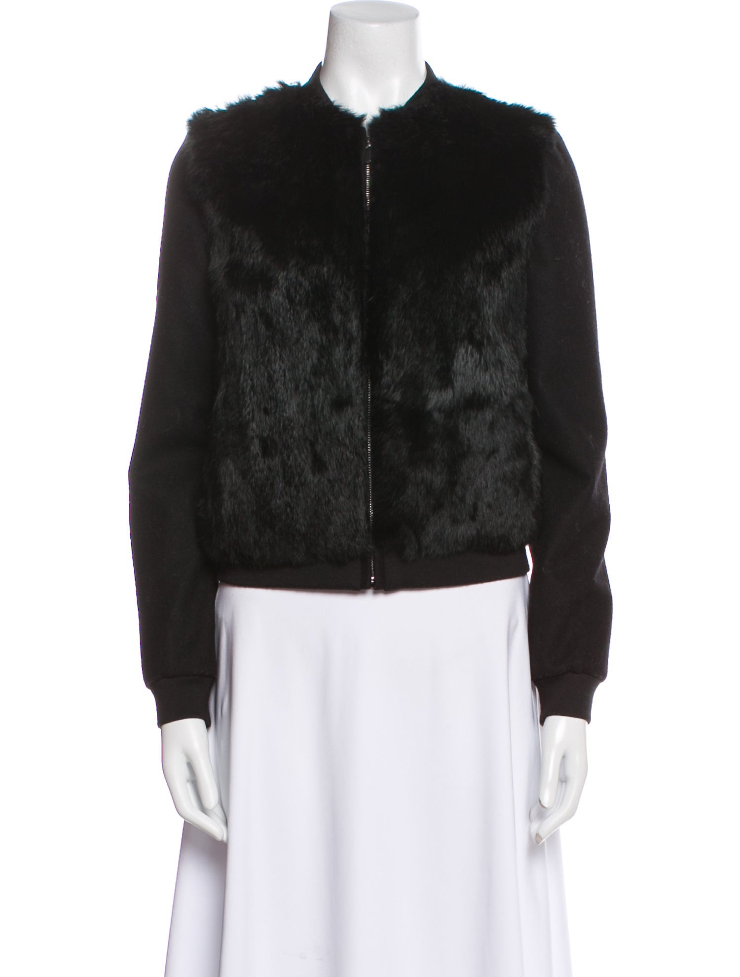 Diane von Furstenberg Wool Fur Jacket