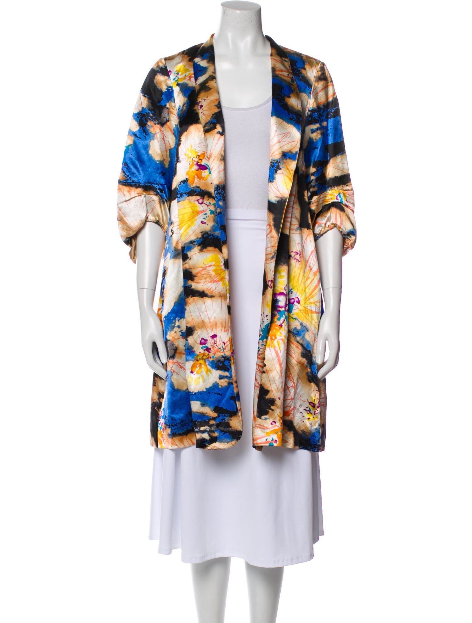 Diane von Furstenberg Floral Print Coat