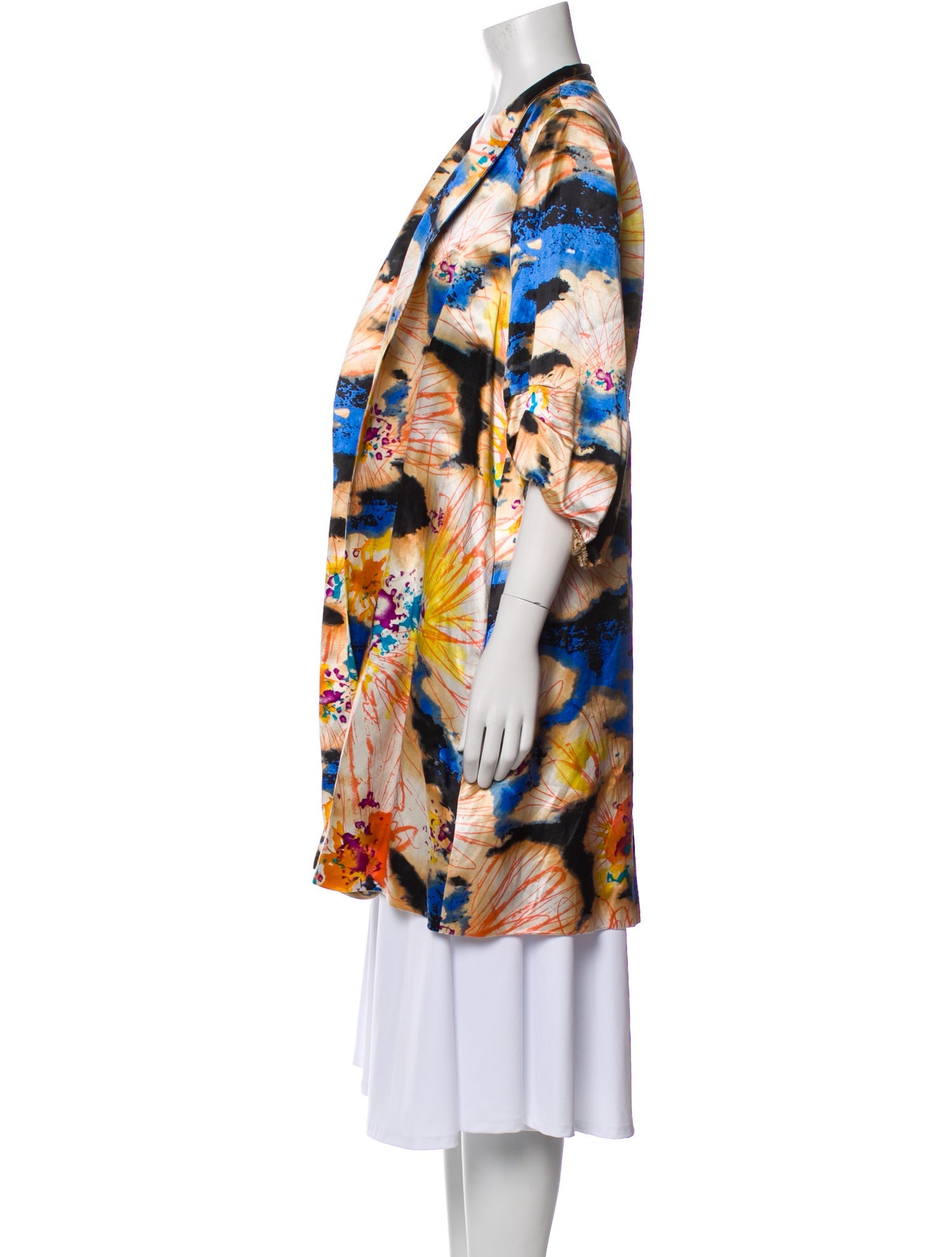 Diane von Furstenberg Floral Print Coat