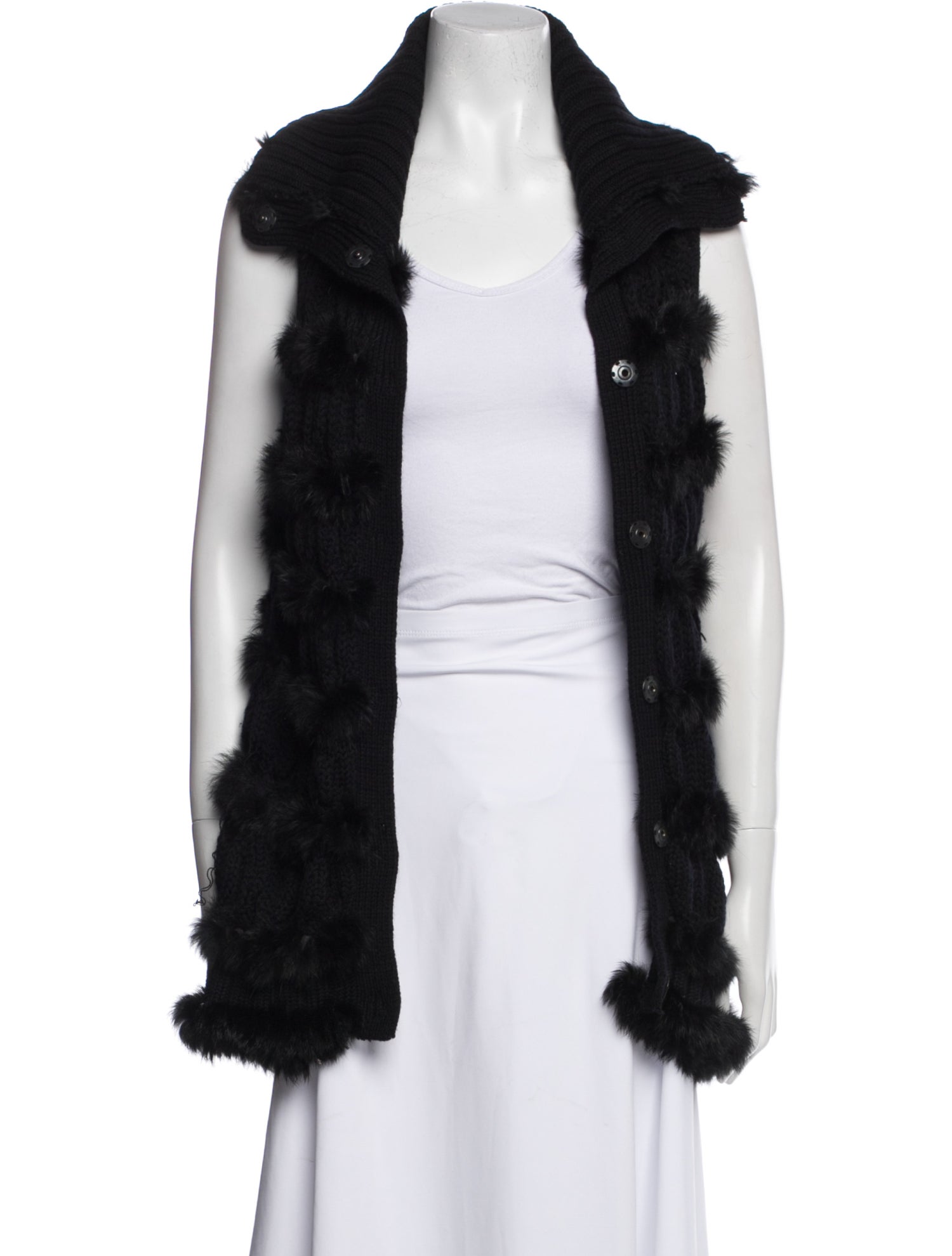 Diane von Furstenberg Wool Fur Jacket