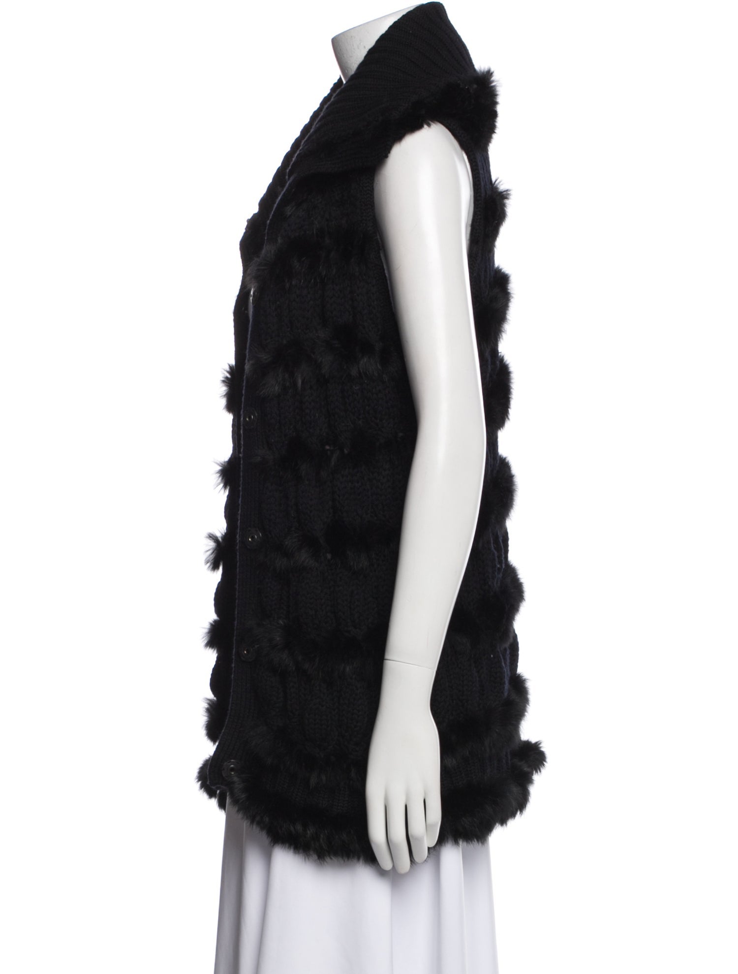 Diane von Furstenberg Wool Fur Jacket