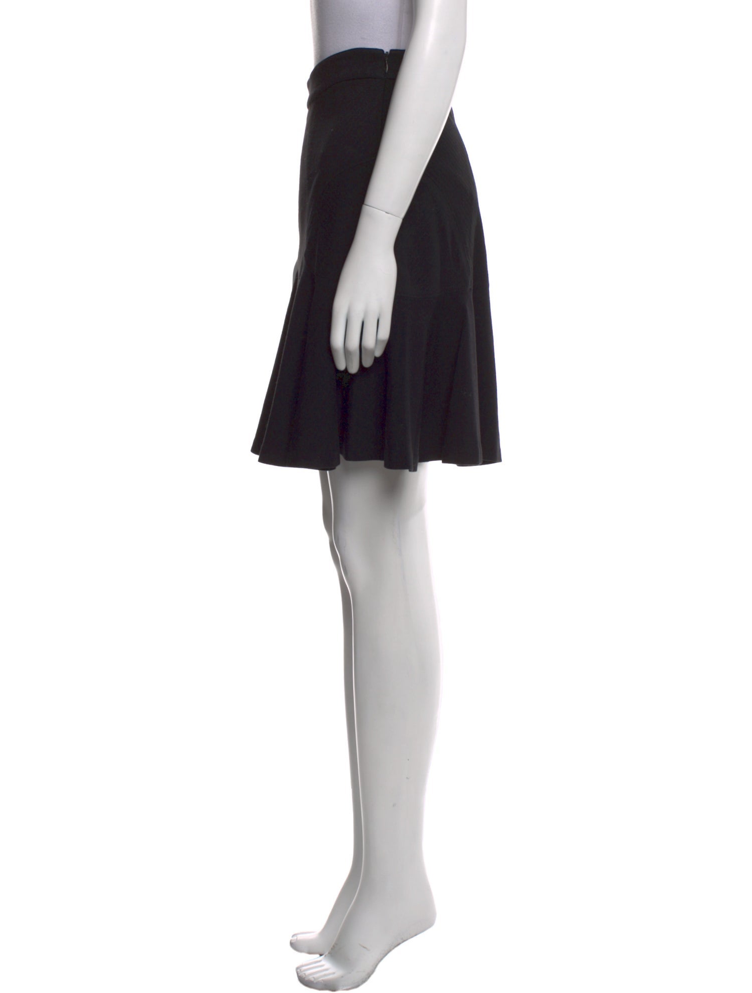 Diane von Furstenberg Ruffle Embellishment Knee-Length Skirt