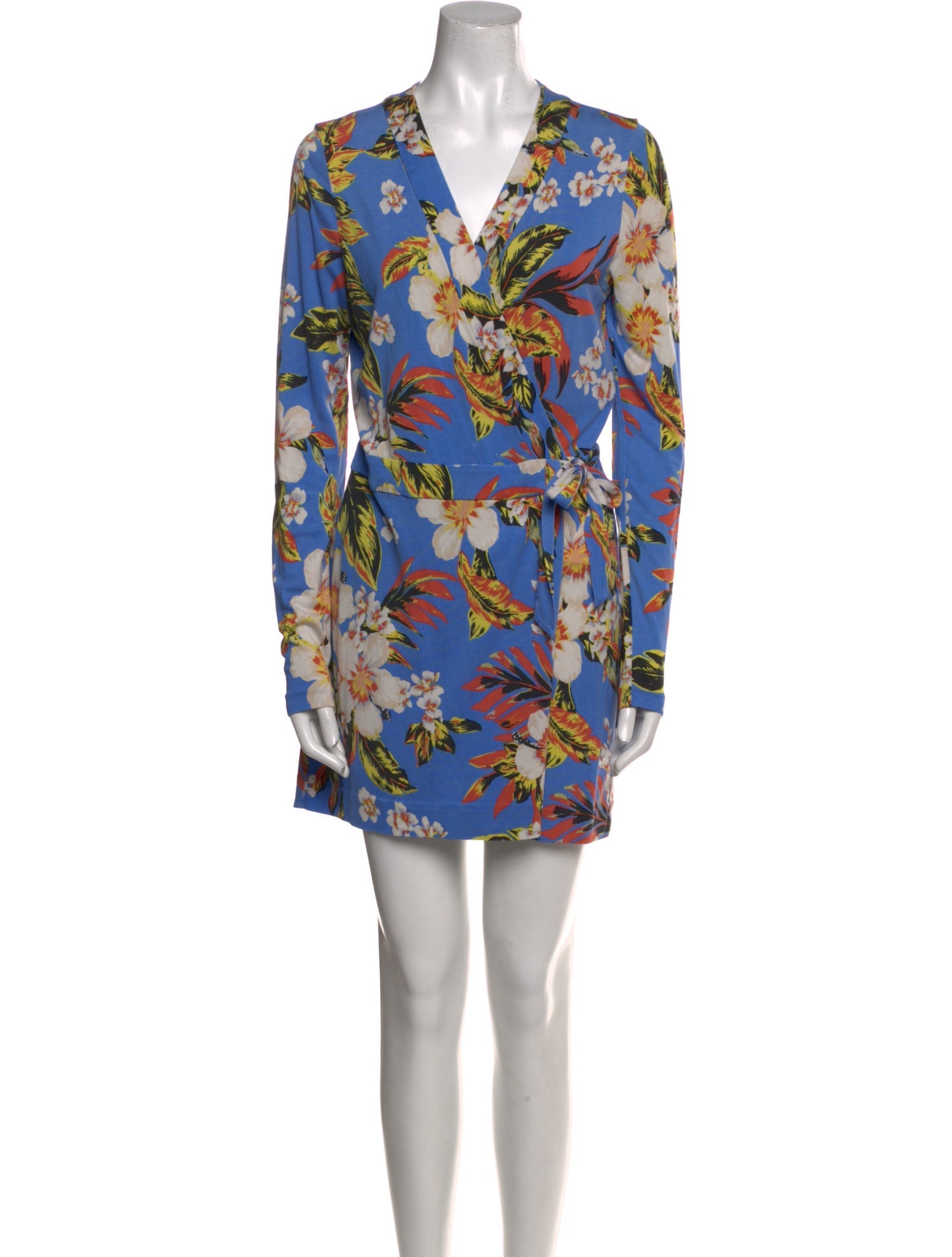 Diane von Furstenberg Silk Floral Print Romper
