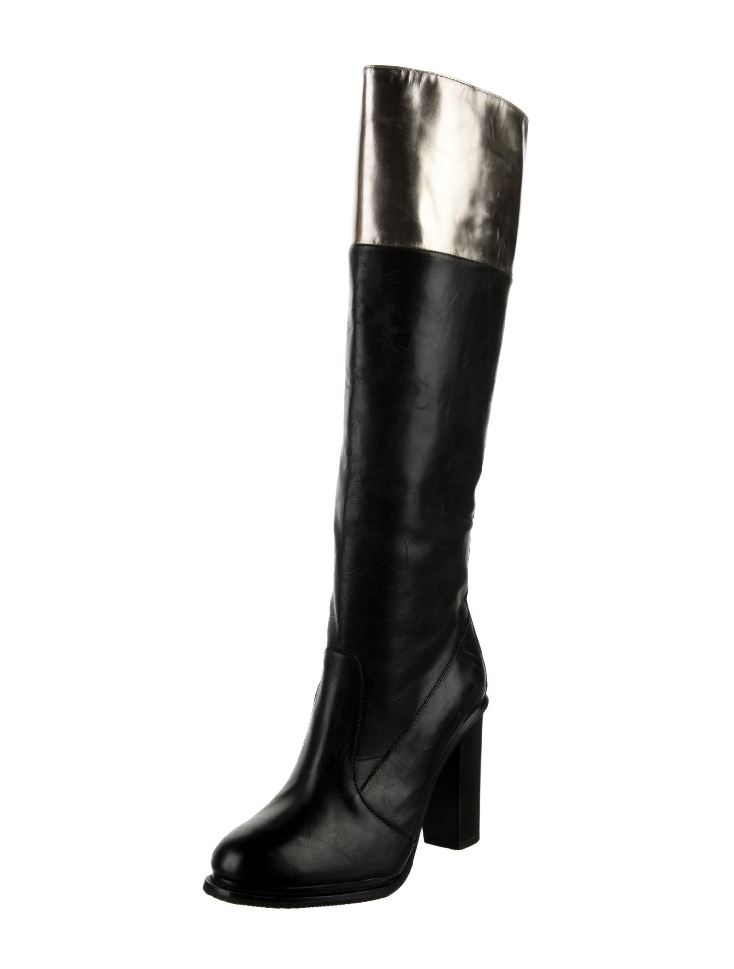 Diane von Furstenberg Leather Riding Boots