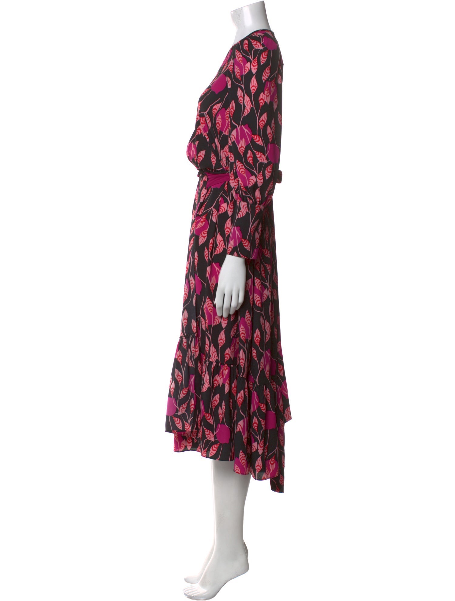 Diane von Furstenberg Printed Midi Length Dress