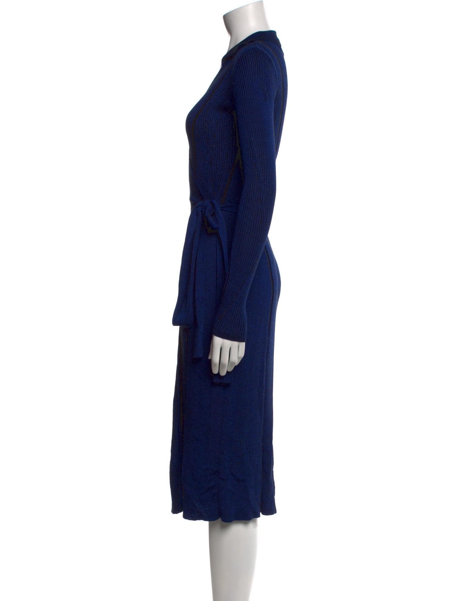 Diane von Furstenberg Merino Wool Midi Length Dress - Blue Dresses, Clothing - WDI562155 | The RealReal Diane von Furstenberg Merino Wool Midi Length Dress - Blue Dresses, Clothing - WDI562155 | The RealReal