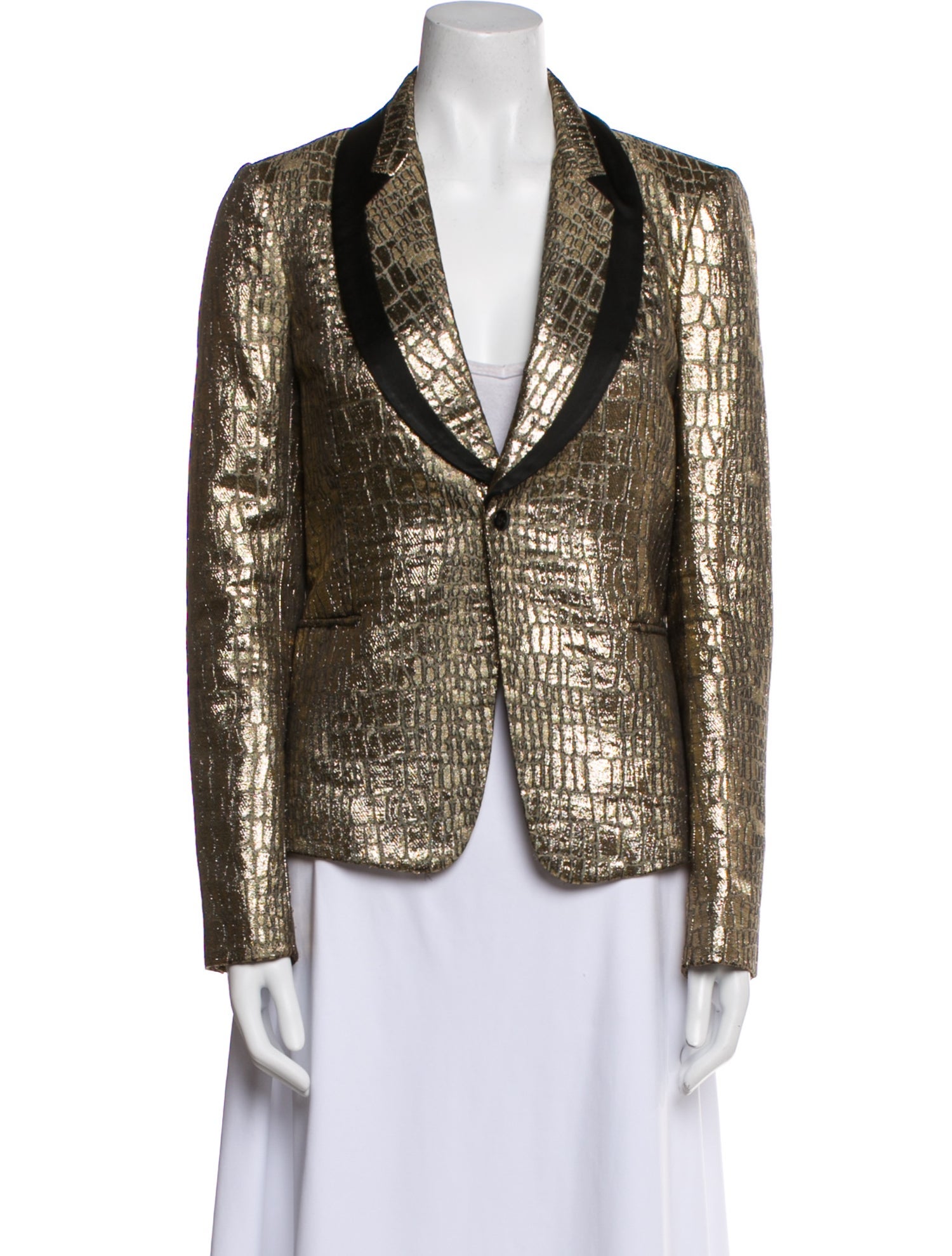 Diane von Furstenberg Printed Blazer