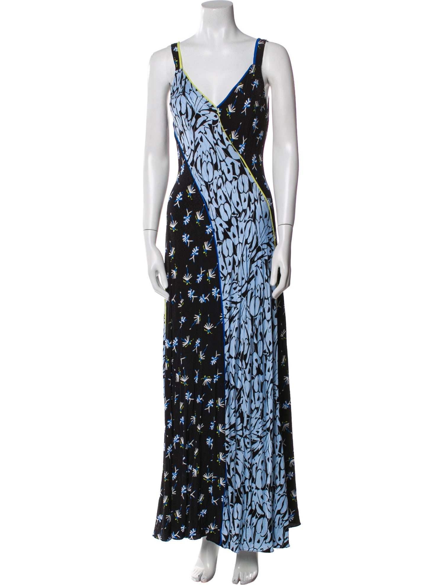 Diane von Furstenberg Printed Long Dress