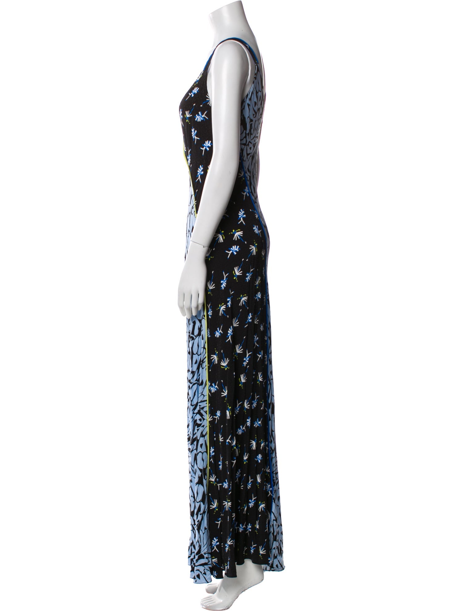 Diane von Furstenberg Printed Long Dress