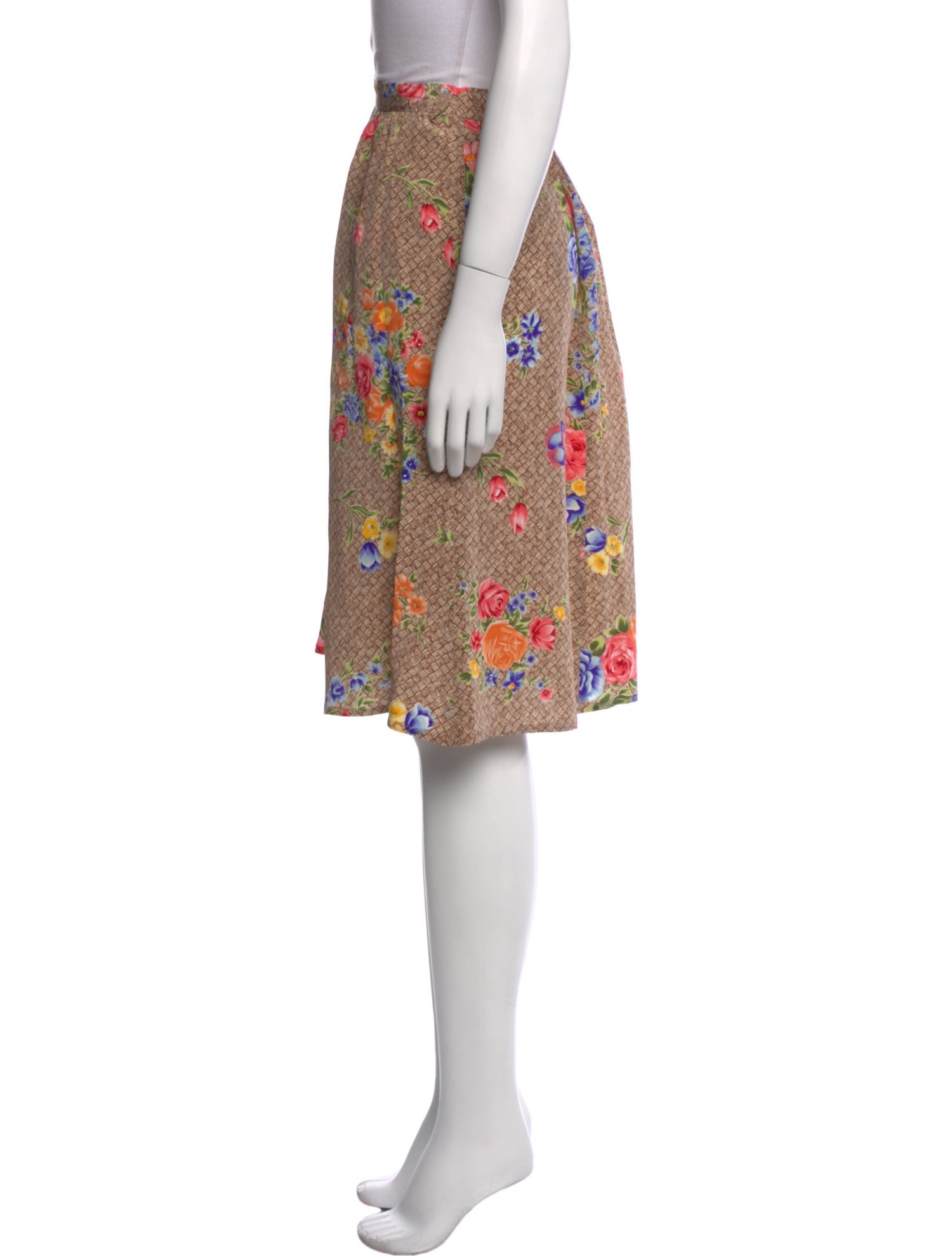 Diane von Furstenberg Silk Knee-Length Skirt