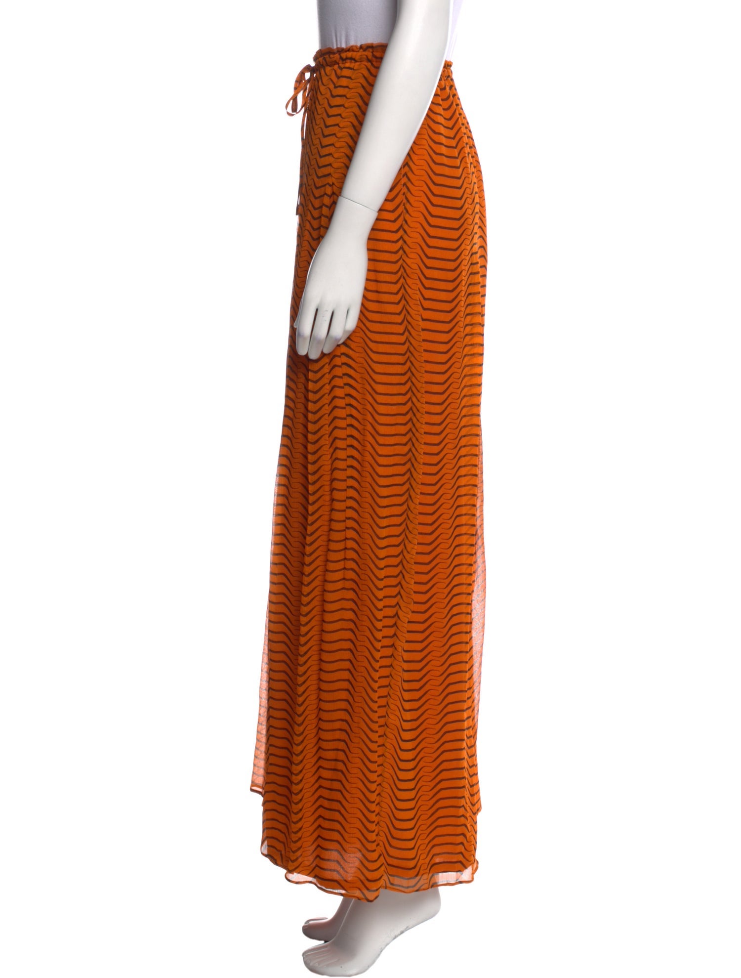 Diane von Furstenberg Silk Wide Leg Pants