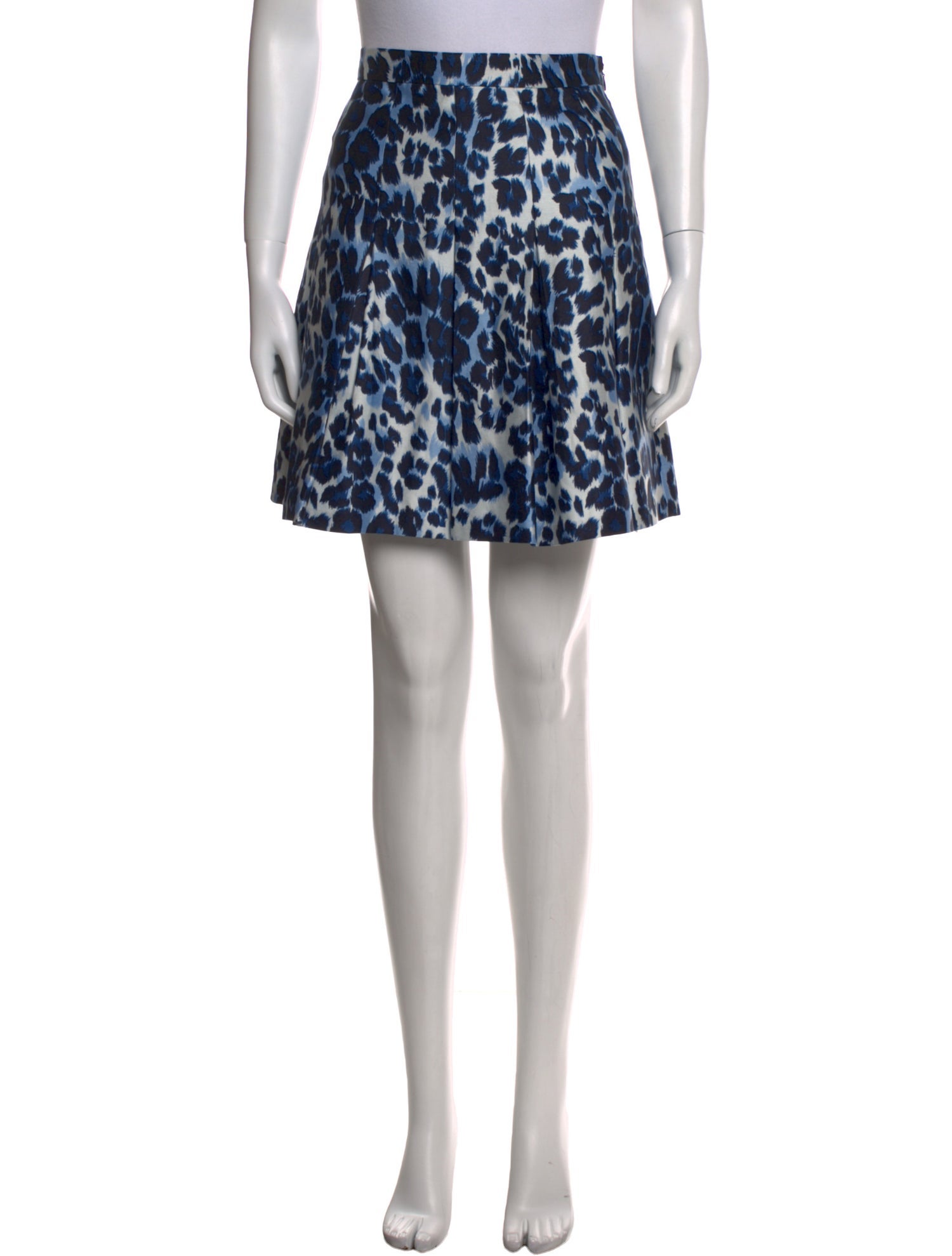 Diane von Furstenberg Animal Print Mini Skirt