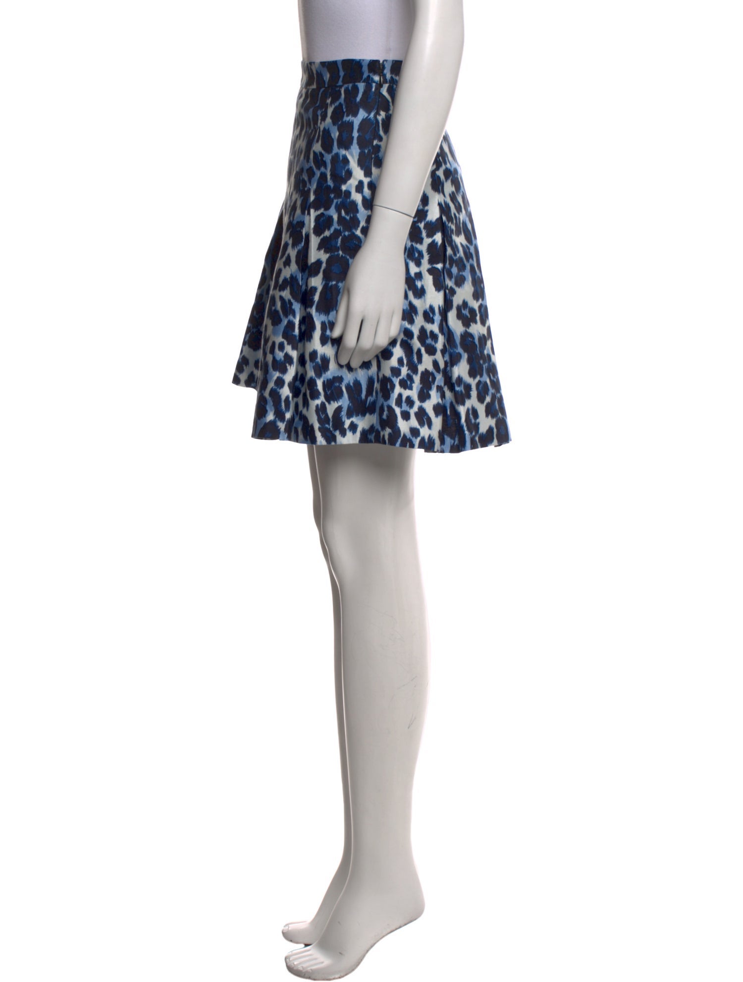 Diane von Furstenberg Animal Print Mini Skirt