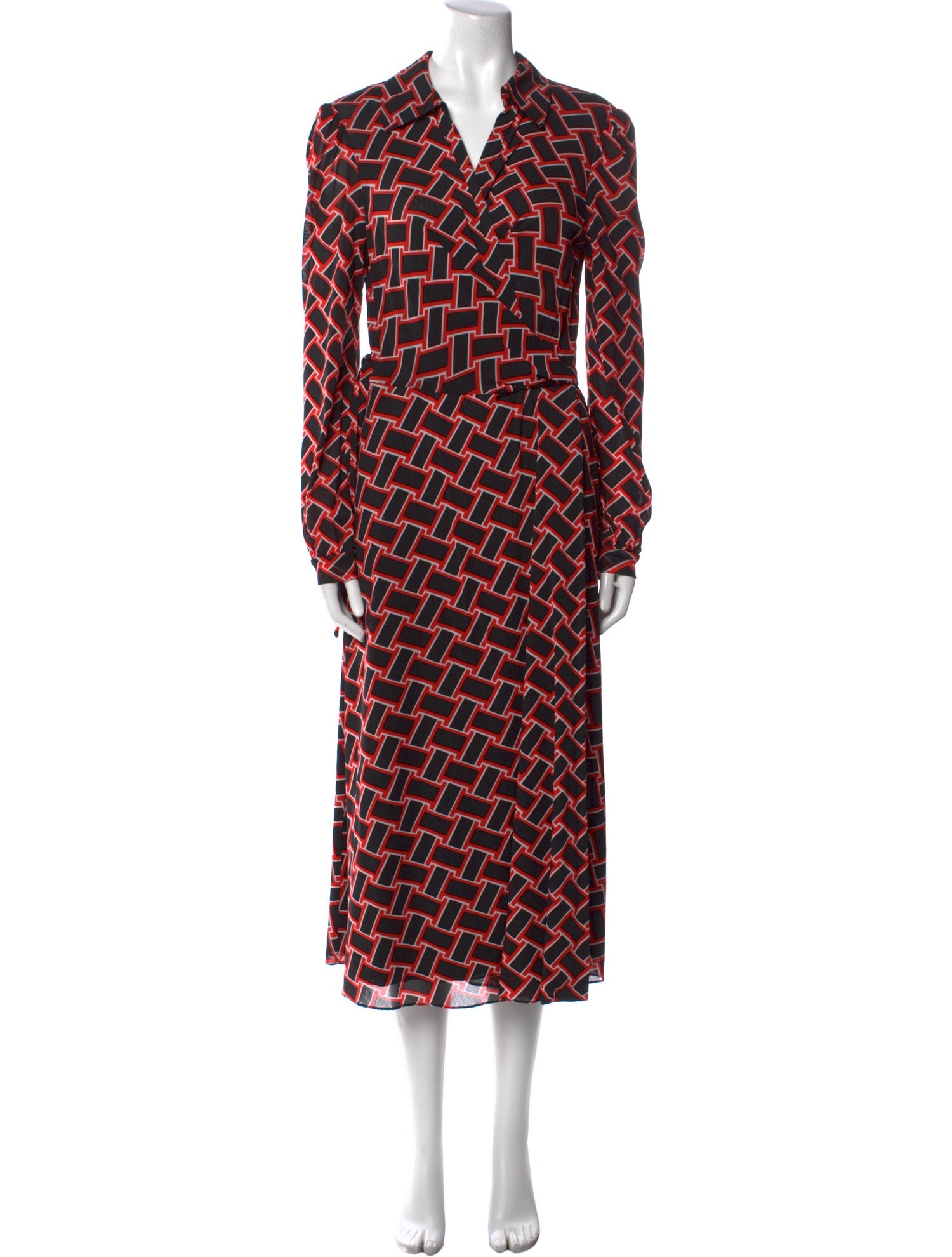 Diane von Furstenberg Printed Long Dress