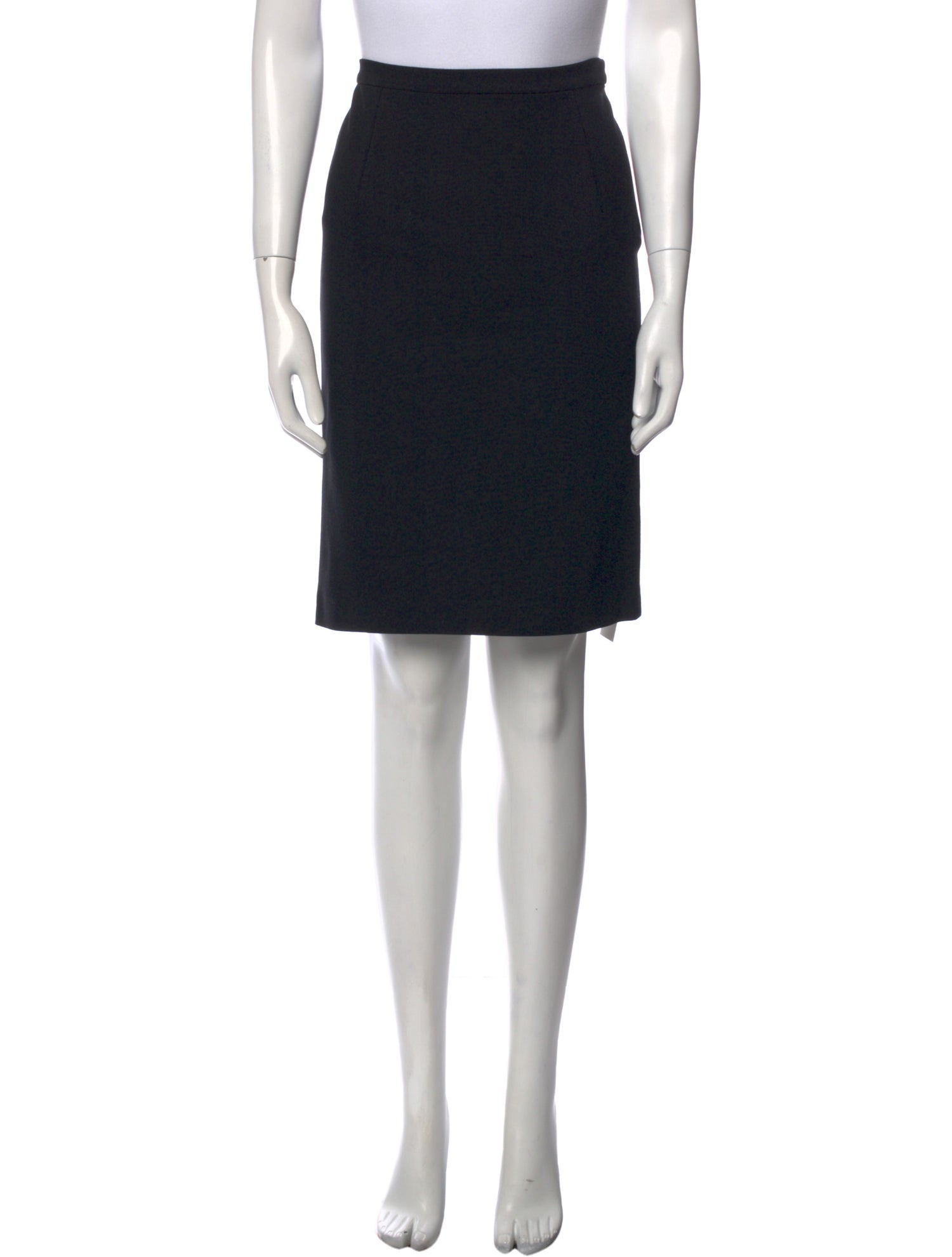 Diane von Furstenberg Pleated Accents Knee-Length Skirt