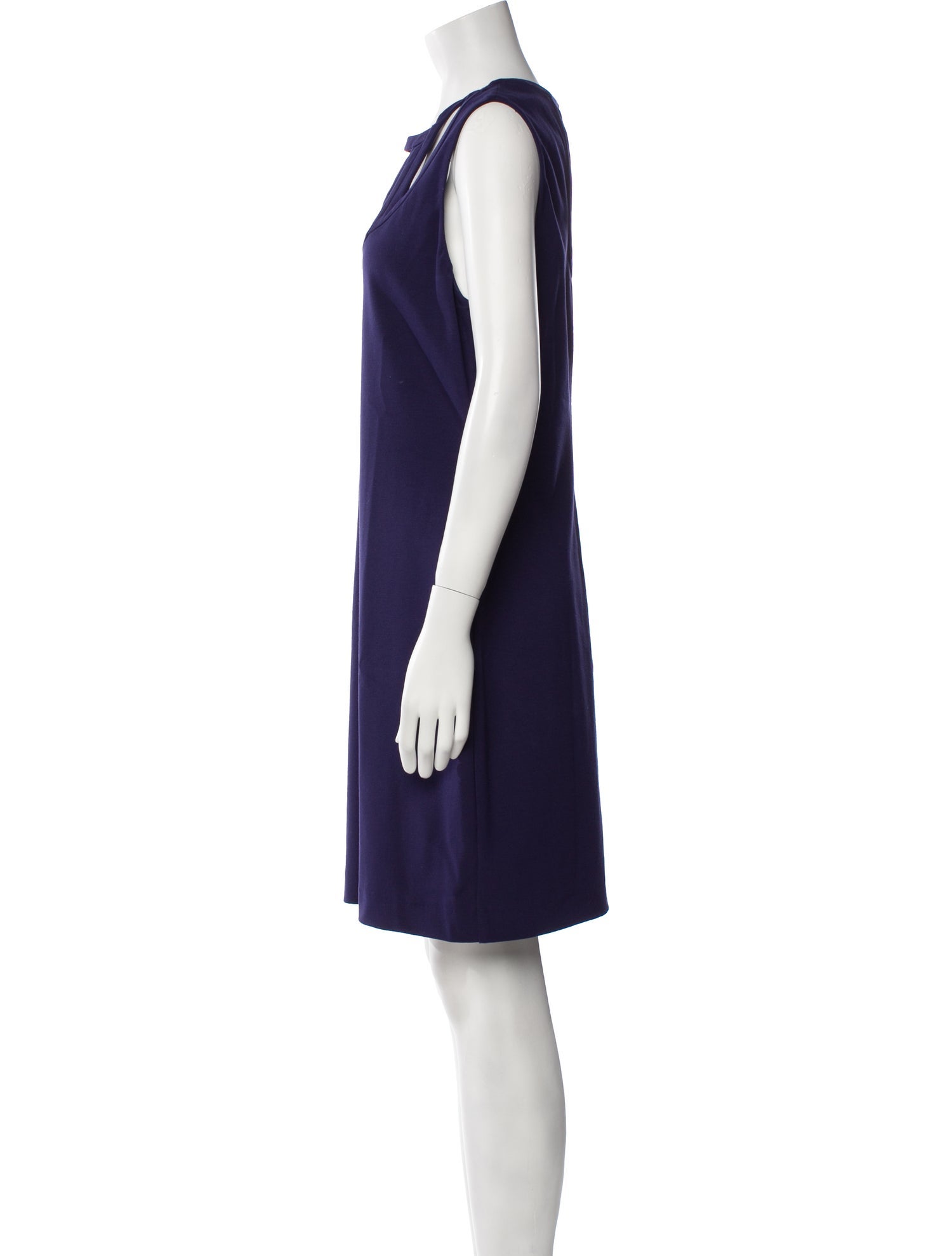 Diane von Furstenberg Scoop Neck Mini Dress