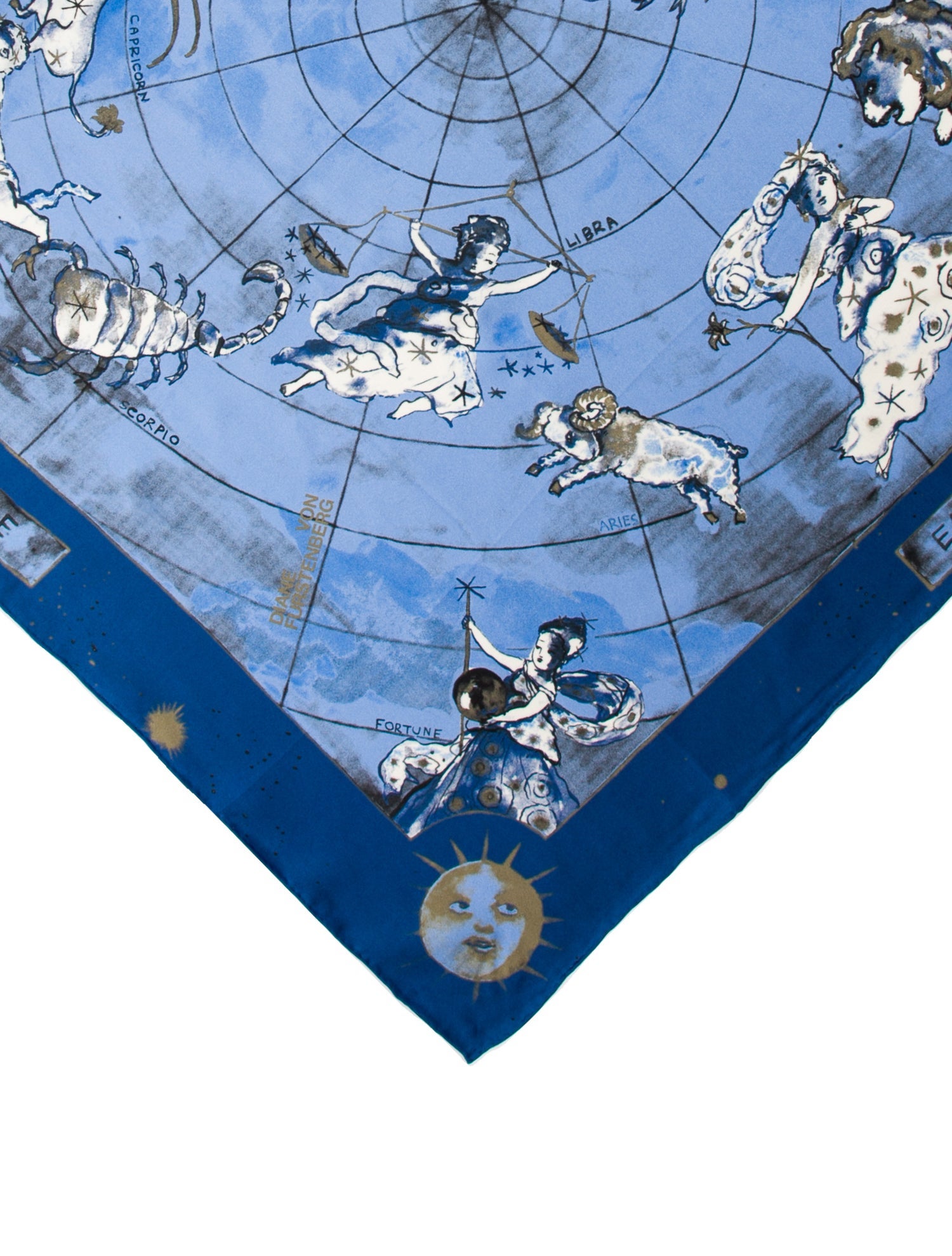 Diane von Furstenberg Silk Printed Scarf