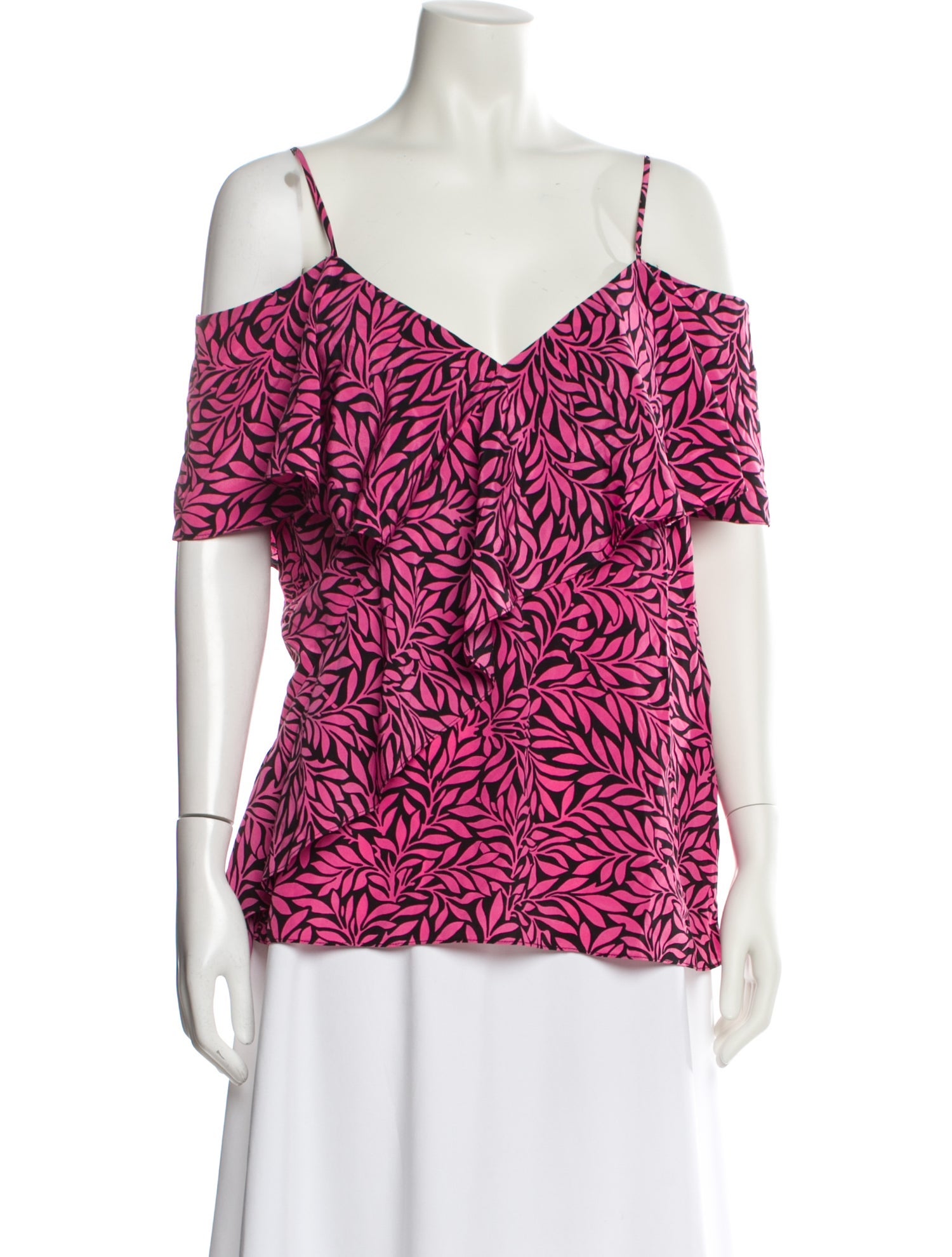 Diane von Furstenberg Silk Printed Blouse