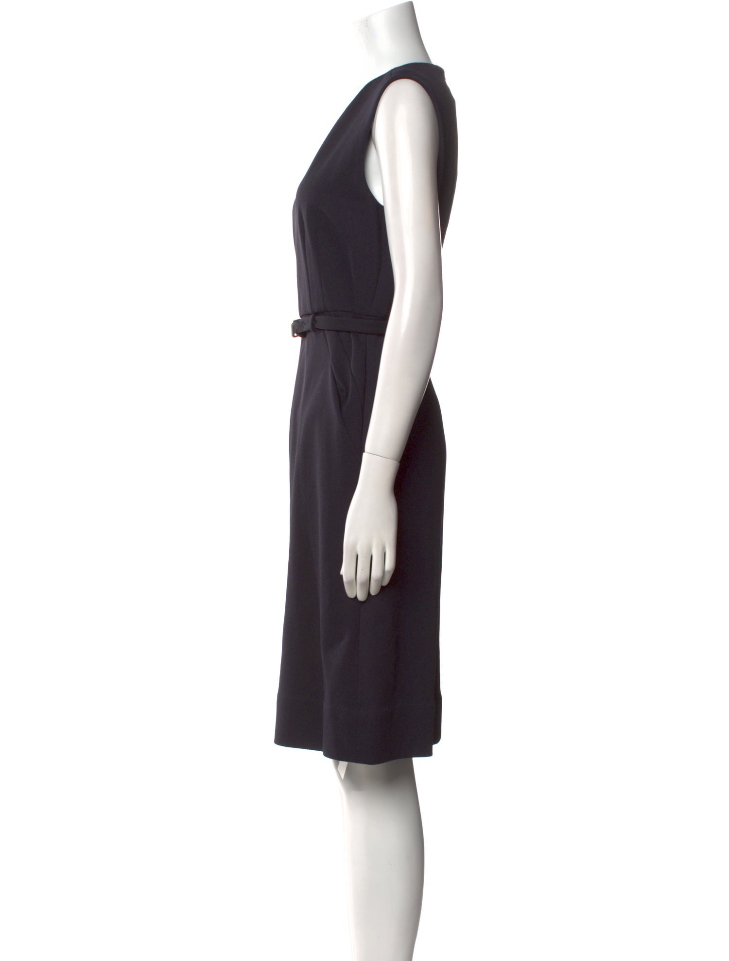Diane von Furstenberg V-Neck Knee-Length Dress