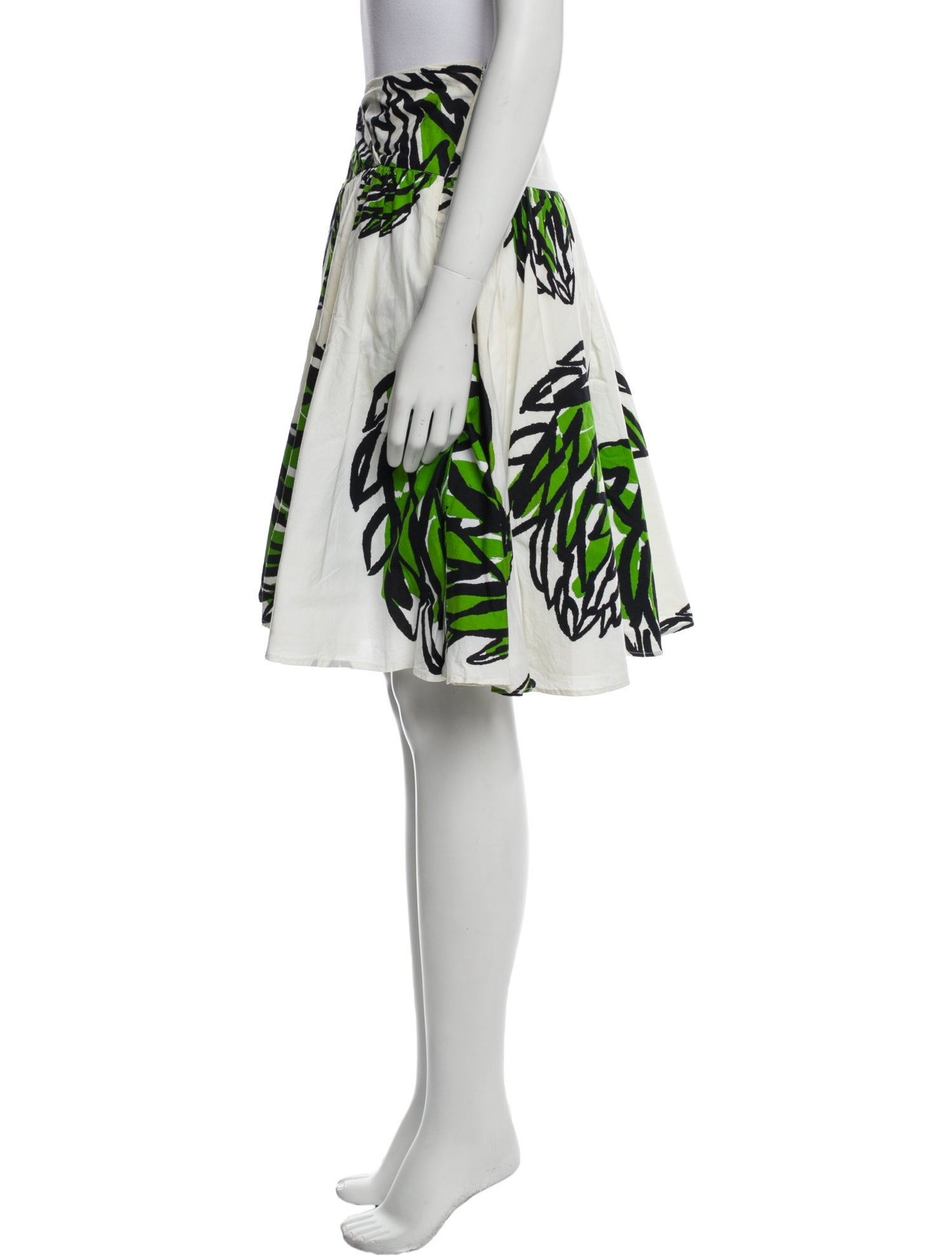 Diane von Furstenberg Floral Print Knee-Length Skirt
