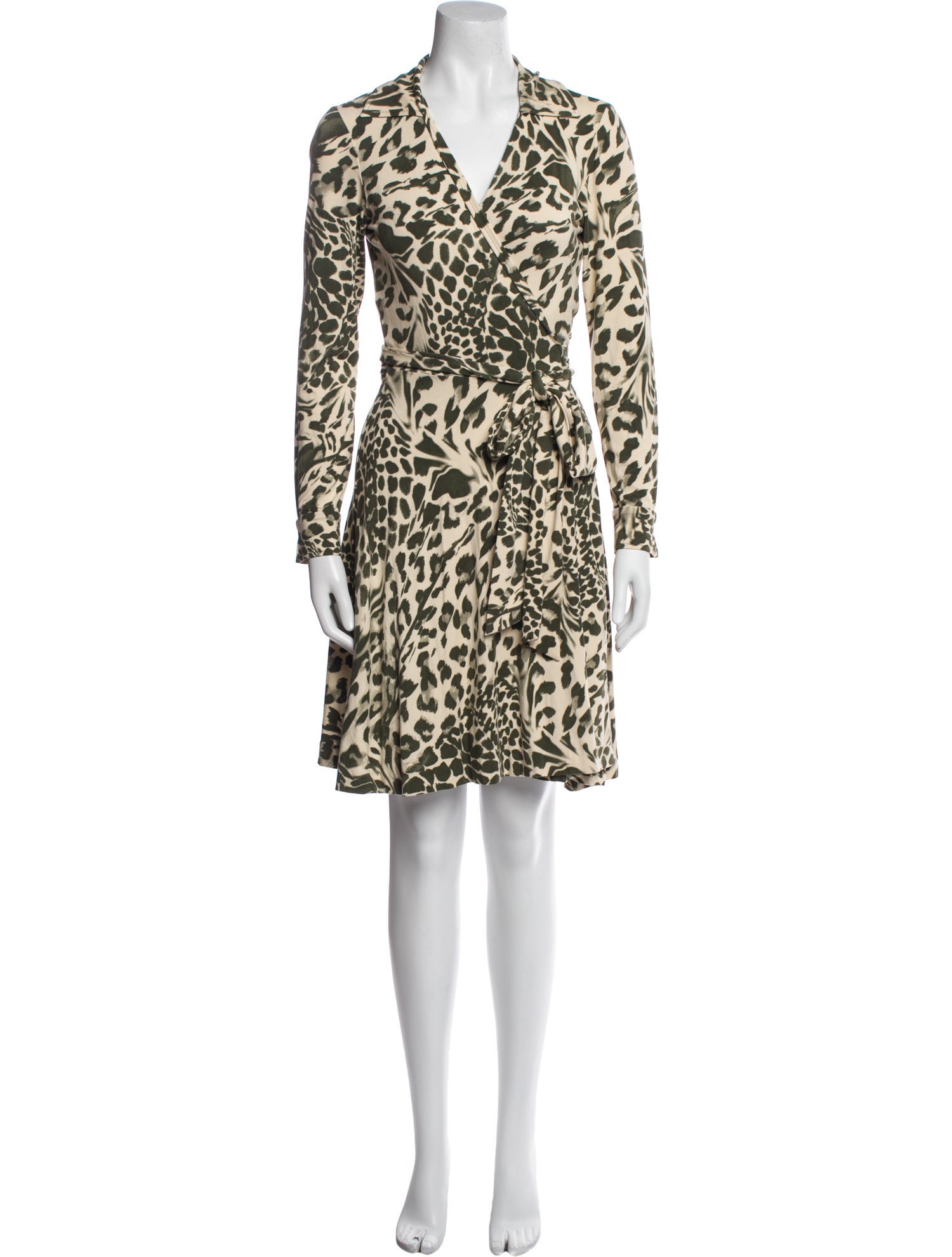 Diane von Furstenberg Animal Print Mini Dress