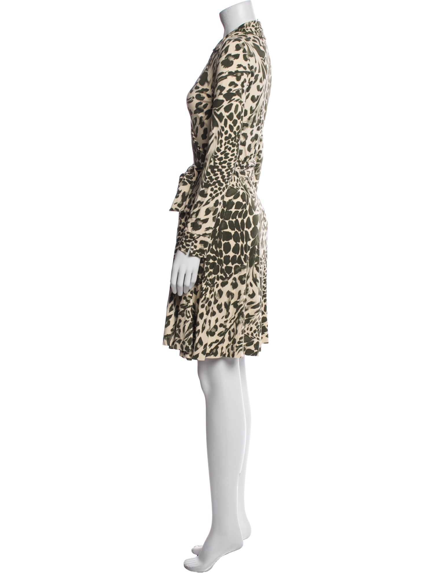 Diane von Furstenberg Animal Print Mini Dress